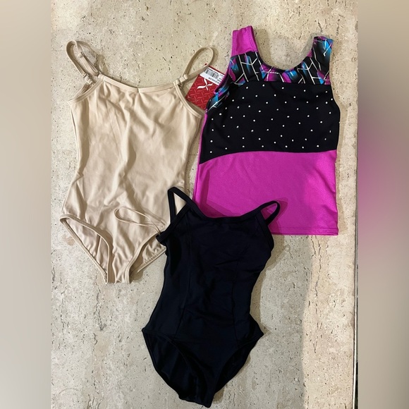 Girl’s Size 6 Dance/Gymnastics Leotards - Picture 1 of 6
